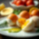 Nutritional breakdown of eggs highlighting proteins and vitamins