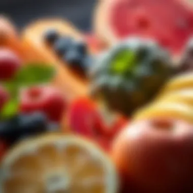 Nutritional breakdown of different fruits