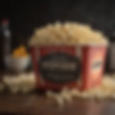 Nutritional Profile of Popcorn Nutritional information displayed on a chalkboard regarding popcorn.