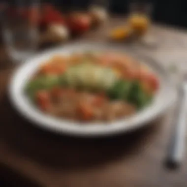 Balanced Meals with Vegetables A well-balanced plate filled with vegetables, grains, and protein.