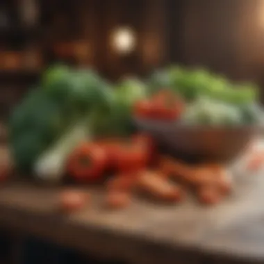 Nutritional Advantages of Vegetables A visual representation of the nutritional benefits of various vegetables.