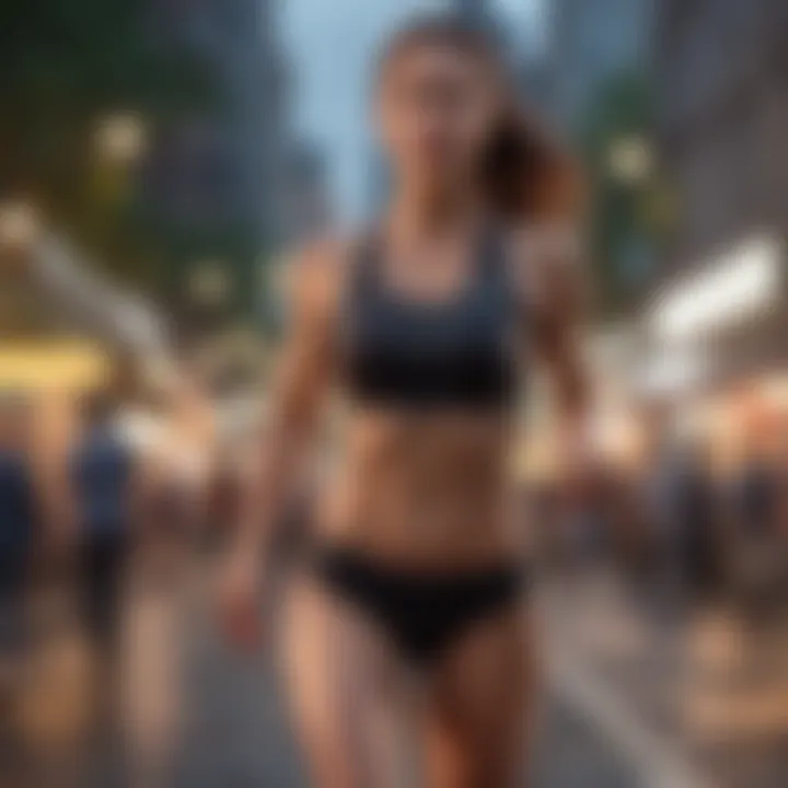 Calorie burning during walking