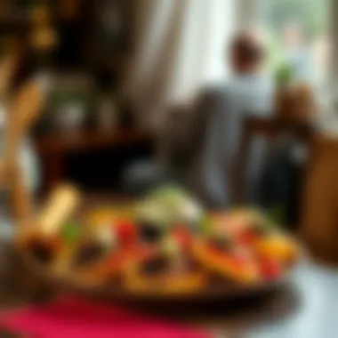 Creative meal incorporating zero protein foods