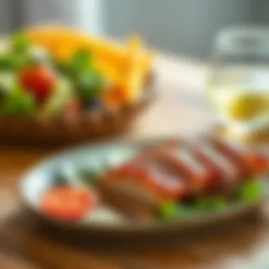 Healthy alternatives to zero protein foods on a plate