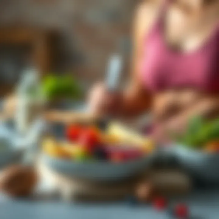 Balanced meal choices for fitness enthusiasts