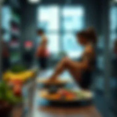 Individualized workout schedule aligned with meals