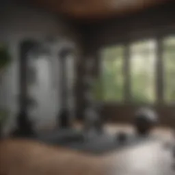 Innovative home gym equipment showcasing multifunctionality