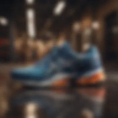Advanced Cushioning Running Sneakers Dynamic running sneakers showcasing advanced cushioning technology