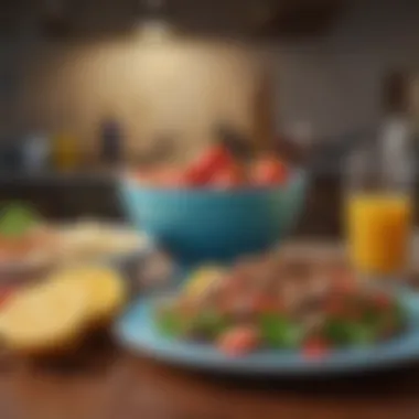 Healthy Food Choices for Weight Loss Colorful plate of healthy food choices
