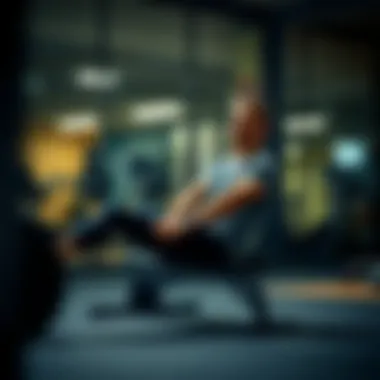 Engaging triceps through bench dips