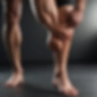 Individual performing calf raises for Achilles tendon strength