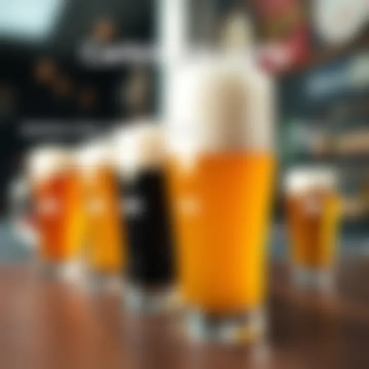 Carbohydrate Content in Beer Styles A detailed infographic illustrating the carbohydrate content in various styles of beer.