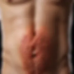 Diagram illustrating gastrointestinal symptoms of celiac disease.