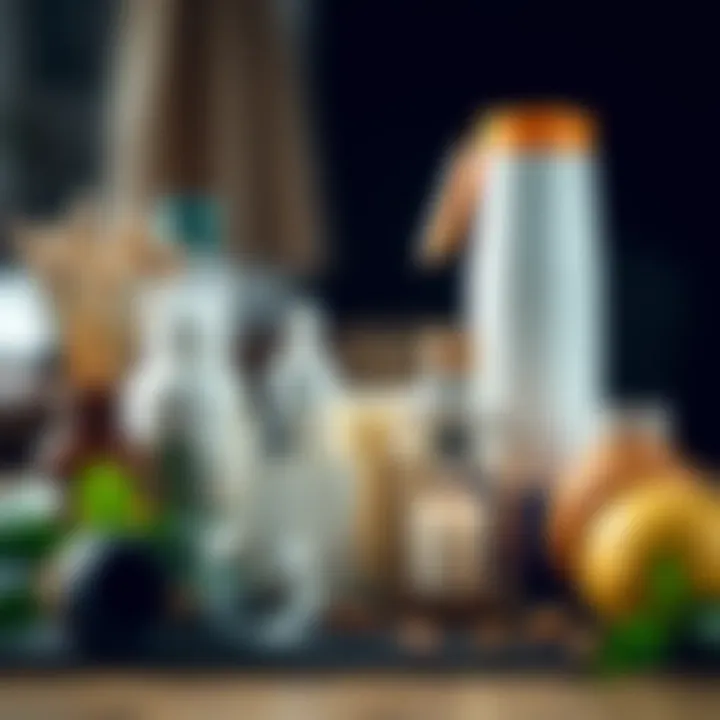 A collection of wellness tools and practices, symbolizing proactive strategies to combat fatigue.