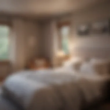 Optimal Sleep Environment A serene bedroom environment promoting restful sleep