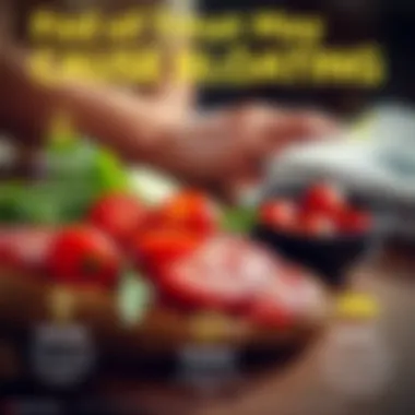 Infographic on foods that can cause bloating