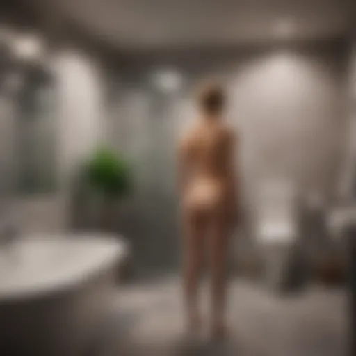 A serene bathroom setting emphasizing the need for comfort during frequent urination.