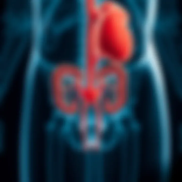 The Human Urinary System A diagram illustrating the human urinary system