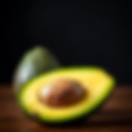 Avocado representing healthy fats