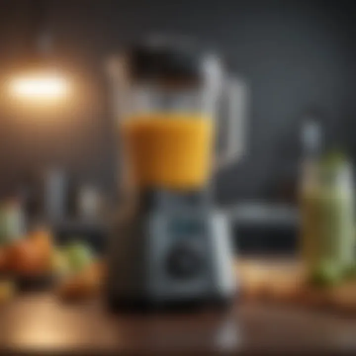 User-friendly interface of an instant blender