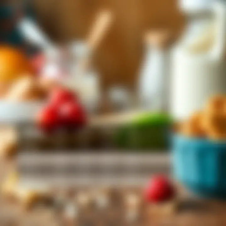 Nutritional Alternatives for Lactose Intolerance Chart comparing dairy alternatives and their nutritional value