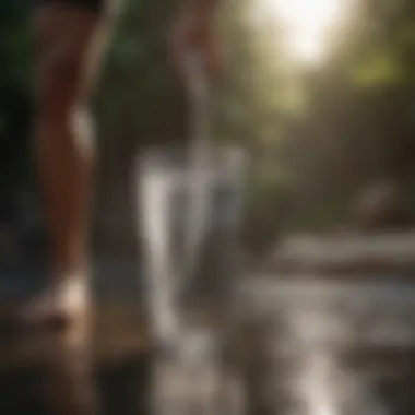 Visual representation of hydration and its importance