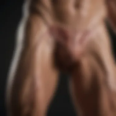Muscle Anatomy and Cramp-Prone Areas Visual representation of muscle anatomy highlighting cramp-prone areas
