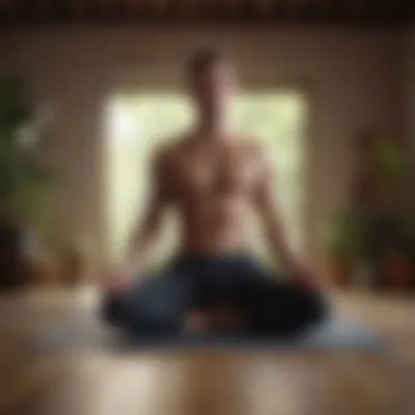 Yoga Practices for Back Health A man practicing yoga for back health