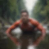 A serene landscape reflecting tranquility amidst chaos