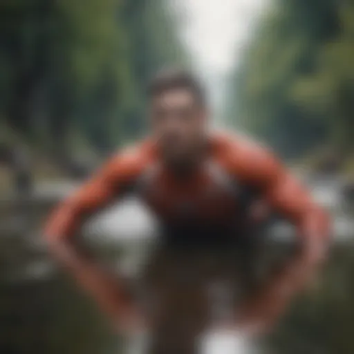 A serene landscape reflecting tranquility amidst chaos