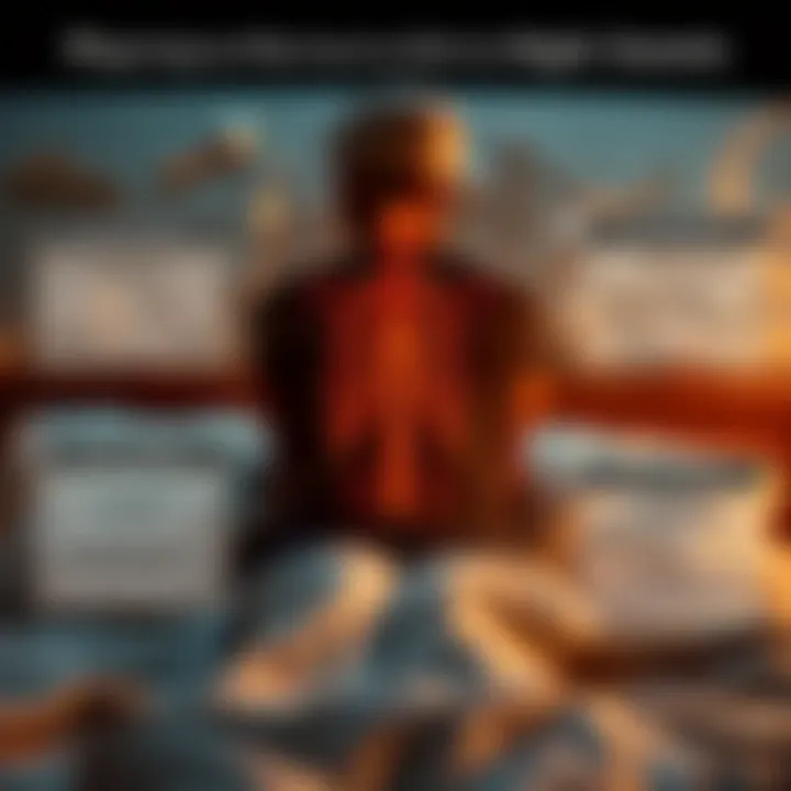 An infographic detailing physiological responses causing night sweats