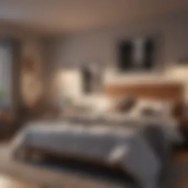 Comfortable Sleep Environment Cozy bedroom environment conducive to restful sleep
