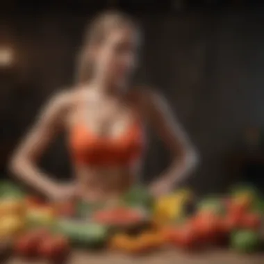 Nourishing the Body A vibrant plate of healthy foods symbolizing nutrition and vitality.