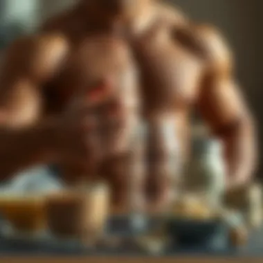 Impact of Protein on Muscle Growth Visualization of muscle development through protein consumption