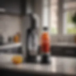 Sodastream machine in a modern kitchen setting