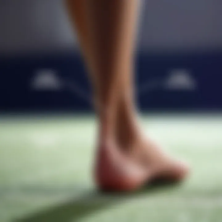 Lifestyle Factors Contributing to Swelling Illustration showing lifestyle factors contributing to ankle swelling