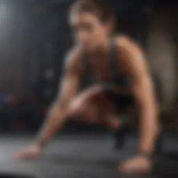 Illustration of core strength exercises focusing on stability