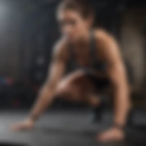 Illustration of core strength exercises focusing on stability