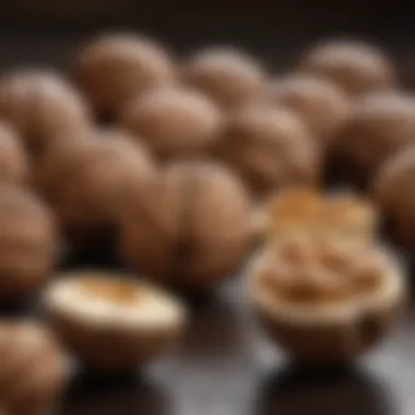 Walnuts Compared to Other Nuts Comparison of walnuts with other nuts