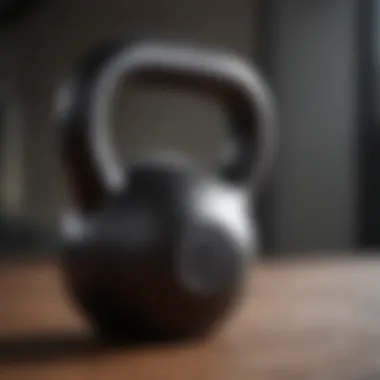 Durability and Grip of Kettlebell Close-up of kettlebell features highlighting its durability and grip