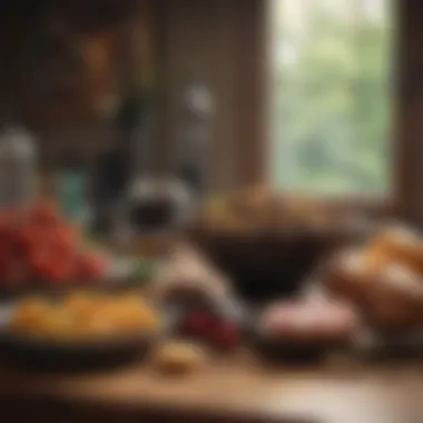 The Foundation of Healthy Eating Nutrient-rich foods arranged artfully on a table