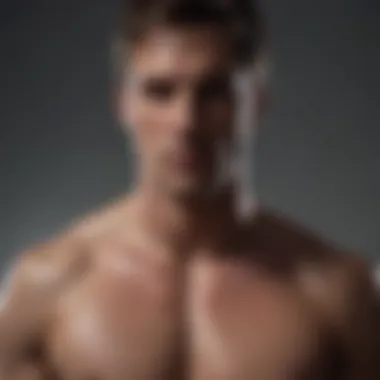 Understanding Hormonal Influences An abstract representation of hormonal changes, illustrating the complexity of the male body.