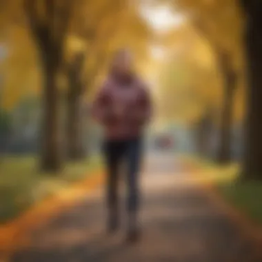Embracing the Benefits of Brisk Walking A person enjoying a brisk walk in the park