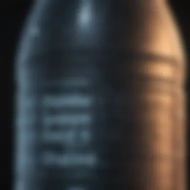 Inspiration in Every Sip: Hydration Motivation Close-up of a water bottle with motivational quotes