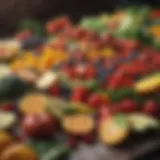 A colorful array of fresh fruits and vegetables