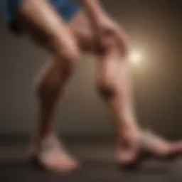 Anatomical illustration highlighting muscle groups affected by leg cramps