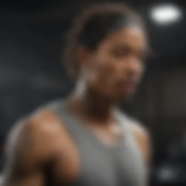 Wiz Khalifa performing an intense workout session