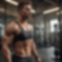 Dynamic workout session showing intense exercise routines