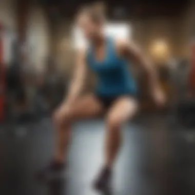 Effective Warm-Up Routine for Knee Health Illustration depicting a warm-up routine beneficial for knee health